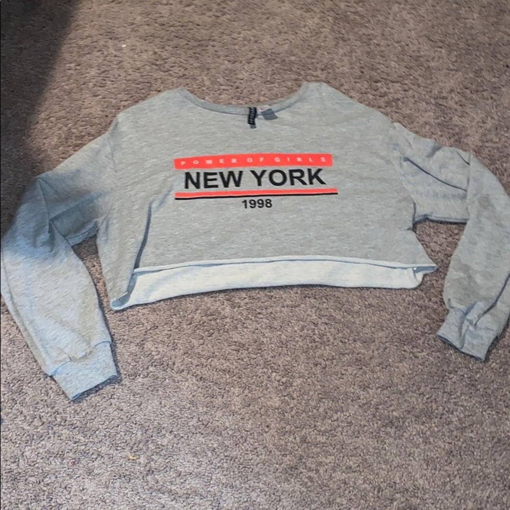 Crop sweatshirt